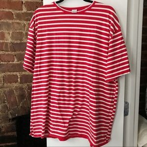 Oversize striped  t shirt